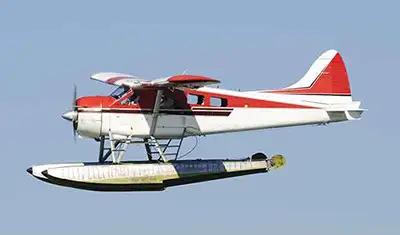 De Havilland Beaver float plane charter service for Thompson and northern Manitoba lakes